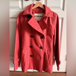 Coach Pink Trench Coat